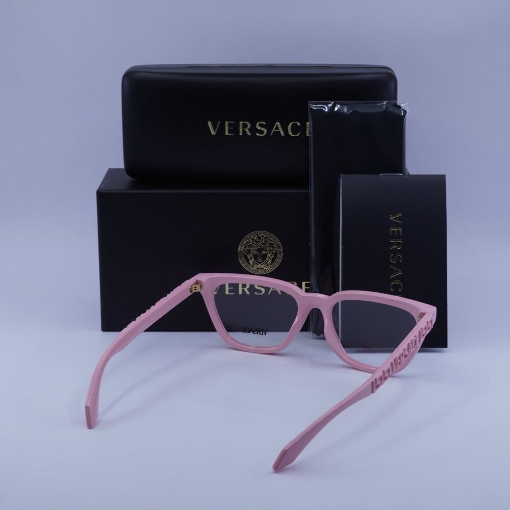 Versace VE3352U 5452 Eyeglasses Pink Bubble Gum 53mm Cat Eye Frame - Picture 10 of 10
